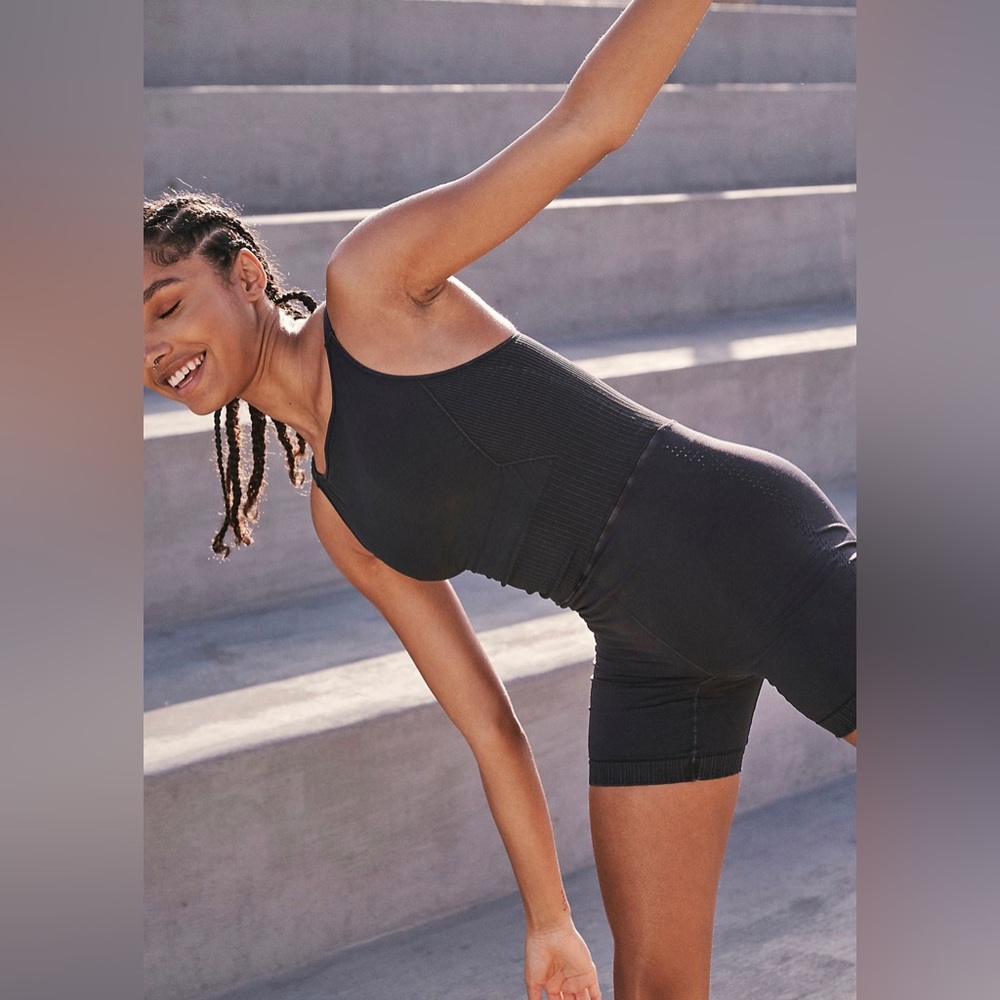 SOLDFree People High Neck Runsie | GRAPHITE GREY - Picture 4 of 9